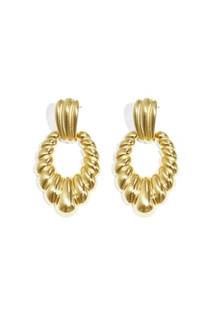 Statement earrings shell motif h5 