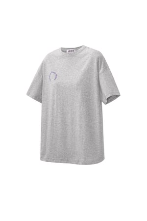 Coton T-shirt Femme Casual Letters h5 Image2