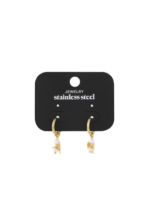 leaf earrings with pearls h5 Picture5