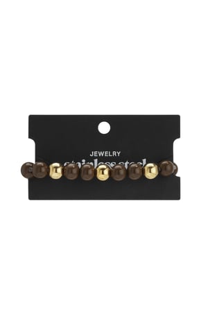 Braccialetti con perline in acrilico, perline, casual, quotidiani, semplici, serie di gioielli da donna-10mm h5 Immagine3