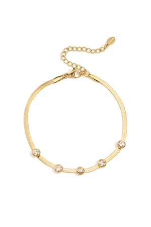 Rhinestone Chain Bracelets Chain Casual Daily Simple Series Women's jewelry h5