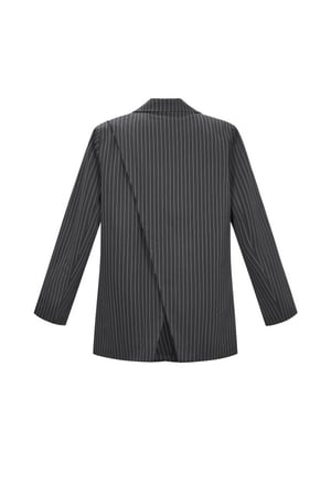 Woven Polyester Fiber Vrouwen Suit Set Elegant Stripes Fall/Winter h5 Afbeelding3