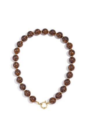 Acrylic Beaded Necklaces Beads Retro Daily Classic Series Women's jewelry-16mm h5