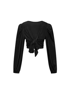 Örme Poliester Lif Kadın Uzun Kol Üstü Seksî Tek Renk h5 Resim4