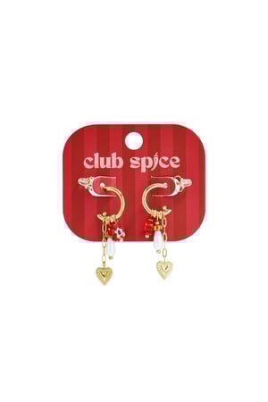 Oorbellen van roestvrij staal met hartjes, casual, dagelijks, eenvoudig, serie, damessieraden h5 Afbeelding4