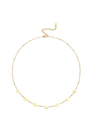 Roestvrijstalen kettingen met hart, casual, dagelijks, eenvoudig, serie, damessieraden h5 