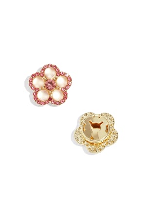 Alloy Cufflinks Flower Casual Daily Simple Series Women's jewelry h5 Picture3