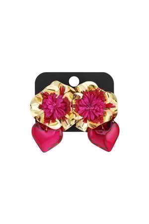 Iron Drop Earrings Flower Daily Ethnic Series Women's jewelry h5 Picture5