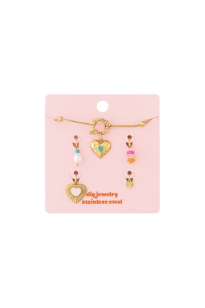 Cute heart DIY bracelet h5 Picture3