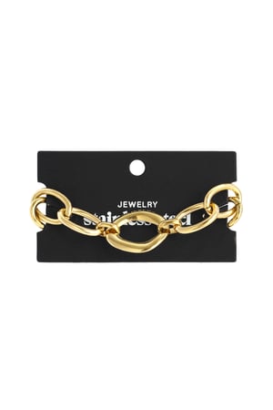 Stainless Steel Chain Bracelets Chain Casual Daily Simple Series Women's jewelry h5 Picture4