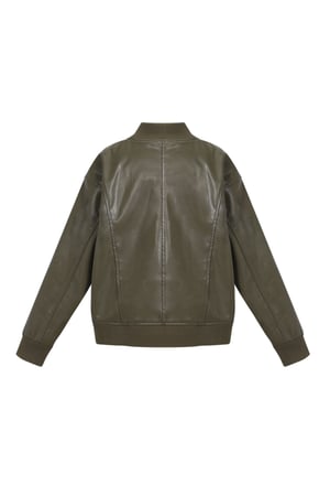 Woven Polyester Fiber Women's Bomber Jacket Fall/Winter Street Style h5 Picture3