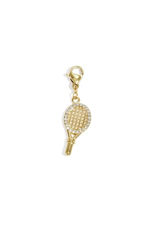 Stainless Steel Jewelry Charms Tennis Racket Sports Daily Simple Series Women's jewelry h5 