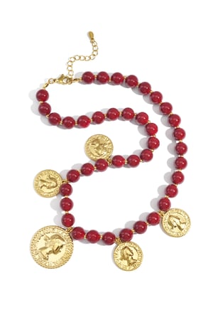 Acrylic Beaded Necklaces Figure Retro Daily Classic Series Women's jewelry h5