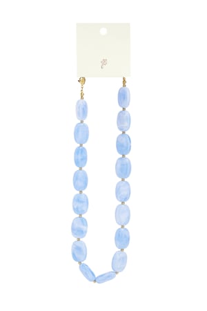 Necklace with squoval beads h5 Picture5