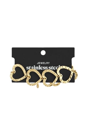 Stainless Steel Chain Bracelets Heart Casual Daily Simple Series Women's jewelry h5 Picture4