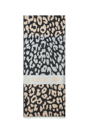 Sciarpe invernali con stampa leopardata, casual, acriliche, accessori quotidiani h5 Immagine2