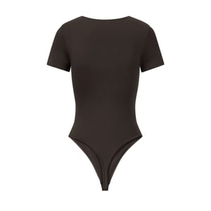 Örme Nikel Şekillendirici Bodysuit Temel Tek Renk İlkbahar/Yaz h5 Resim14