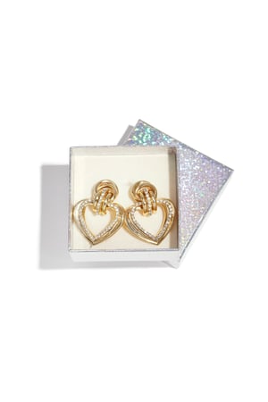 Iron Drop Earrings Heart Elegant Christmas Luxurious Series Women's jewelry h5 Picture2