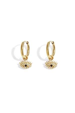 Stainless Steel Drop Earrings Devil's eye Casual Daily Simple Series Women's jewelry h5 