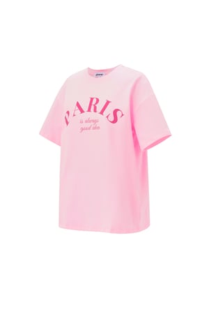 Cotton T-shirt Femme Casual Letters h5 Image2