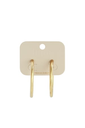 Halka Küpeler Daire Günlük Basit Seri Kadın Takıları h5 Resim7