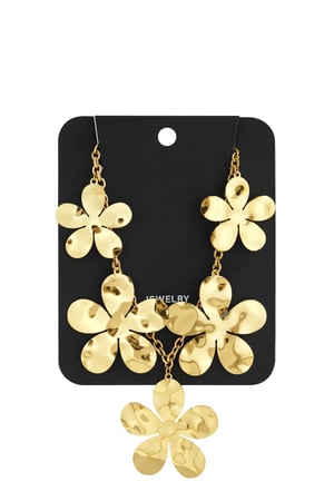 Stainless Steel Pendant necklaces Flower Casual Daily Simple Series Women's jewelry h5 Picture4