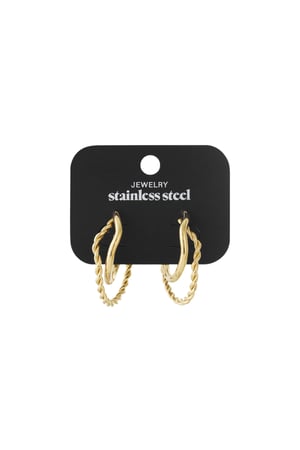 Organische geflochtene Creolen h5 Bild4