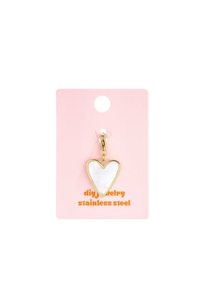Mother of pearl heart jewelry charm h5 Picture3
