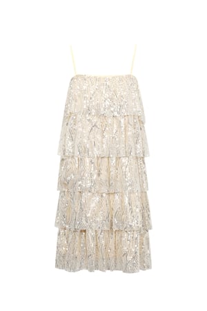 Tejido Poliéster Tejido Vestido Mini Mujer Elegante Lentejuelas h5 