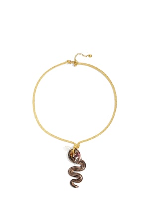 Polyester Pendant necklaces snake Casual Daily Simple Series Women's jewelry h5