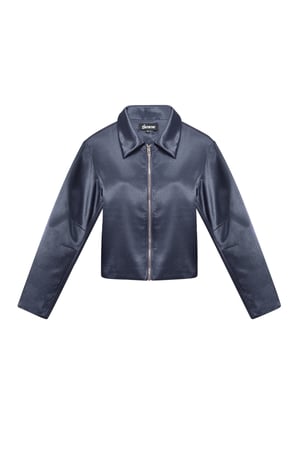 Woven Polyester Fiber Women's Jacket Casual Fall/Winter Solid Color h5