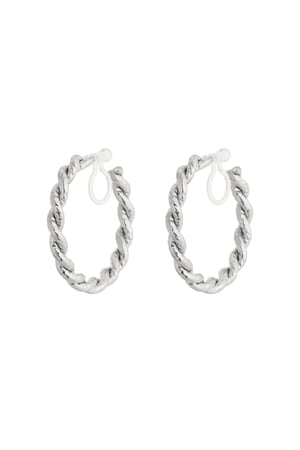 Luxe hoops Clip Earrings h5 