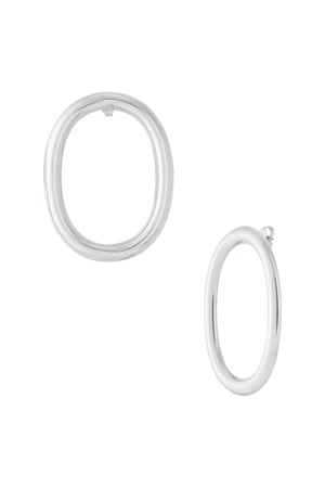 Oval Hoop earrings h5 Picture3