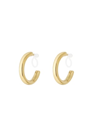 Luminous Hoop Clip Earrings h5 
