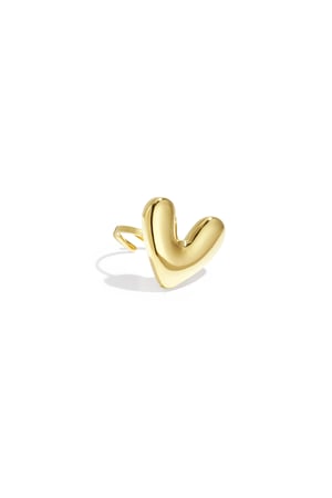 Statement ring funky heart h5 