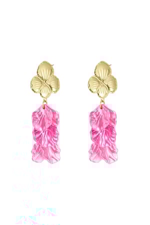 Flower earrings with mother of pearl h5 Picture5