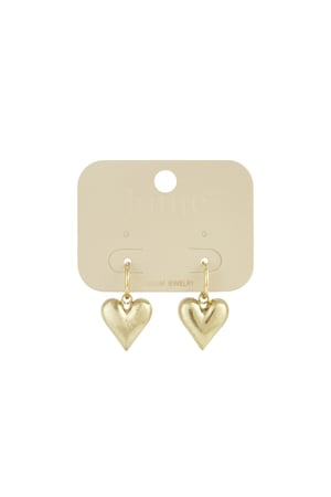 Boucles d'oreilles pendantes en forme de cœur, série simple et décontractée pour le quotidien, bijoux pour femmes h5 Image6
