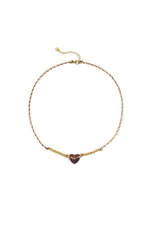 Polyester kralenkettingen Hart Casual Dagelijks Eenvoudig Serie Dames sieraden h5 Afbeelding4