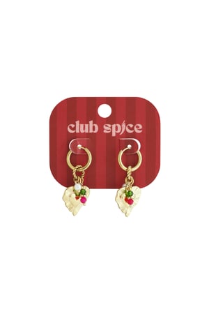 Heart Happy Charm earrings h5 Picture5
