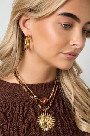 Polyester kralenkettingen Bloemen Casual Dagelijks Eenvoudig Serie Dames sieraden h5 Afbeelding3