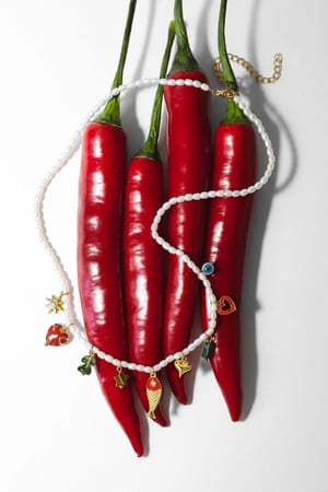 Edelstahl Perlen Halsketten fisch Casual Urlaub/Strand Romantische Serie frauen schmuck h5 Bild2