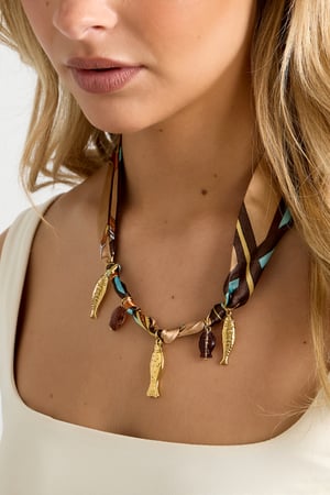 Stainless Steel Long Necklaces fish Casual Daily Romantic Series Women's jewelry h5 Picture2