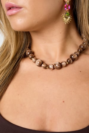 Resin Beaded Necklaces Beads Casual Daily Simple Series Women's jewelry h5 Picture3