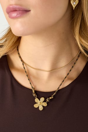 Collane con ciondolo in acciaio inossidabile, serie casual e semplice, gioielli da donna. h5 Immagine3