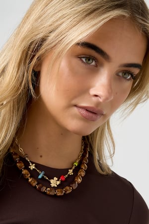 Colliers chaîne Fleur Décontracté Quotidien Simple Série Bijoux pour femmes h5 Image2