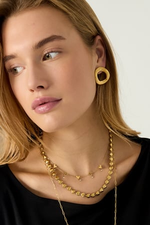 Edelstahl Kette Halsketten Herz Casual Täglich Einfache Serie frauen schmuck h5 Bild4