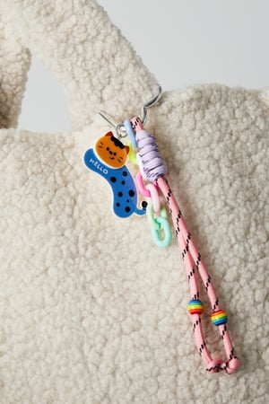 Happy vibe hanger - Blauw groen h5 Afbeelding2