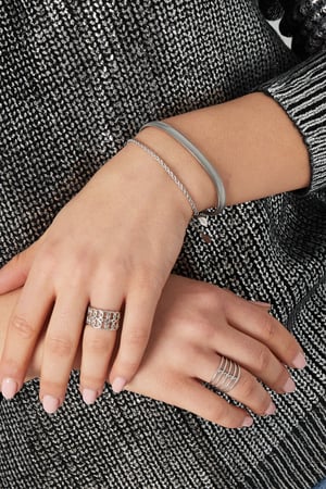 bracelet flat coarse - Gold color-6.0mm h5 Picture3