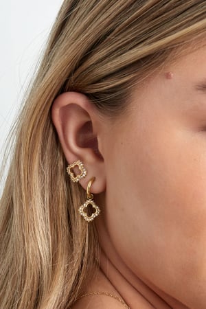 şanslı pırlanta çekicilik küpeleri h5 Resim3