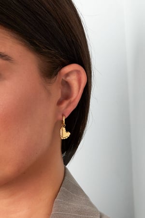 small hanging heart charm earrings h5 Picture3